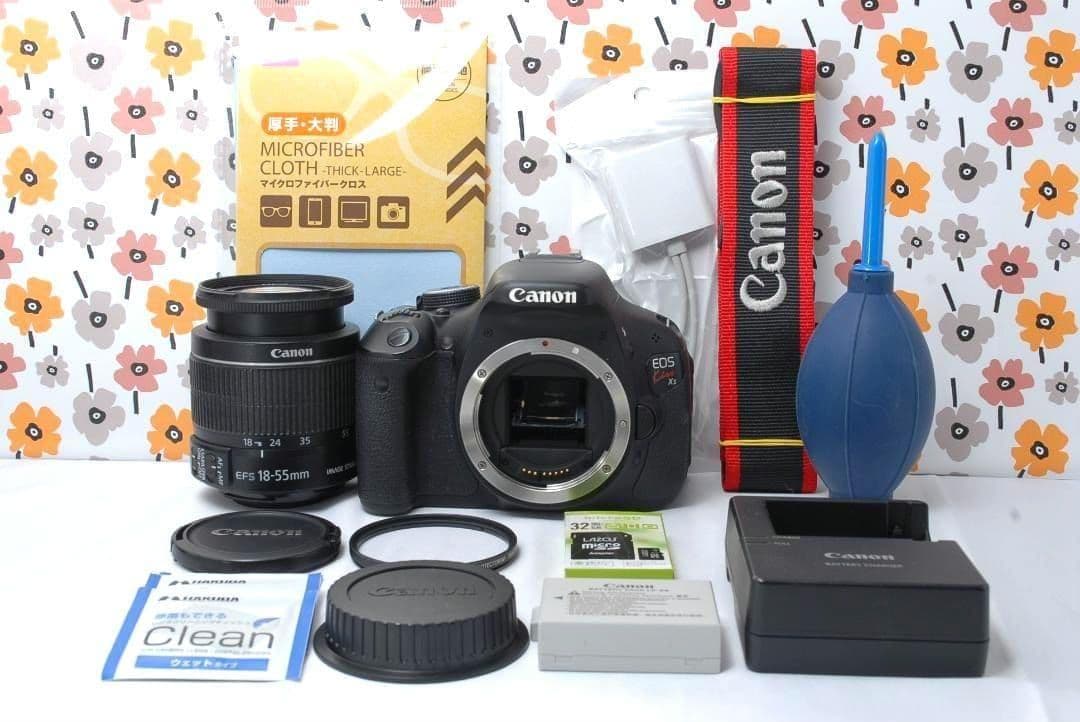 ❤Canon Kiss X5❤一眼レフデビュー❤スマホ転送OK❤動画撮影OK❤