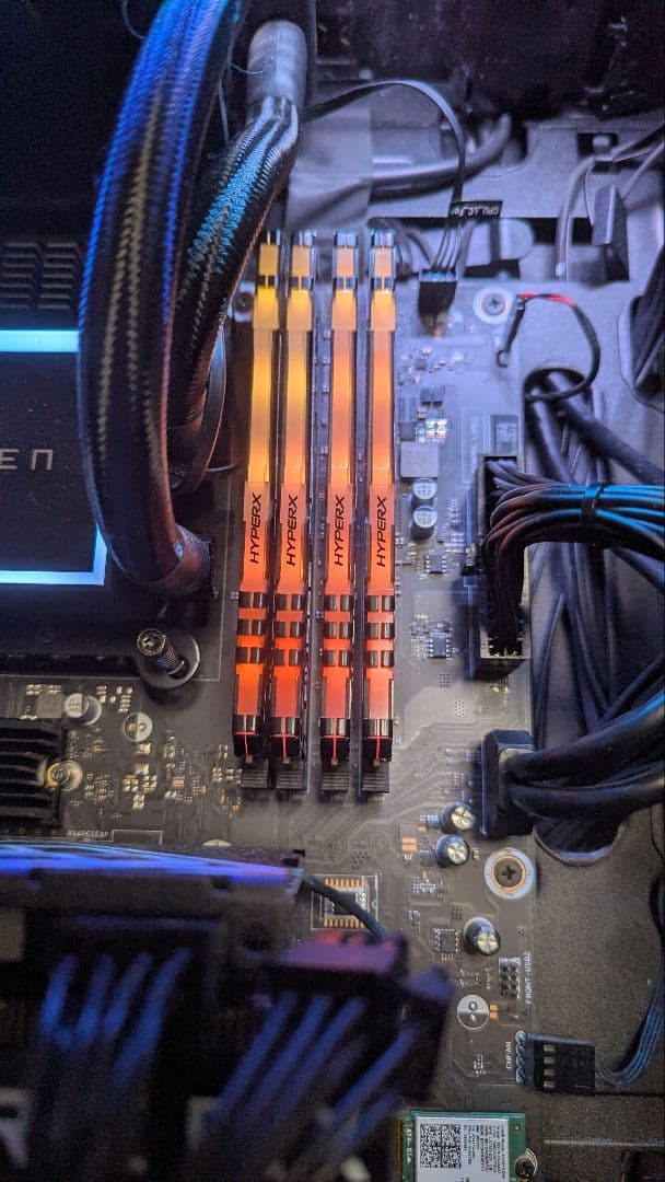 起動OK64GB HyperX RGB DDR4-3200 16GB×4 訳あり