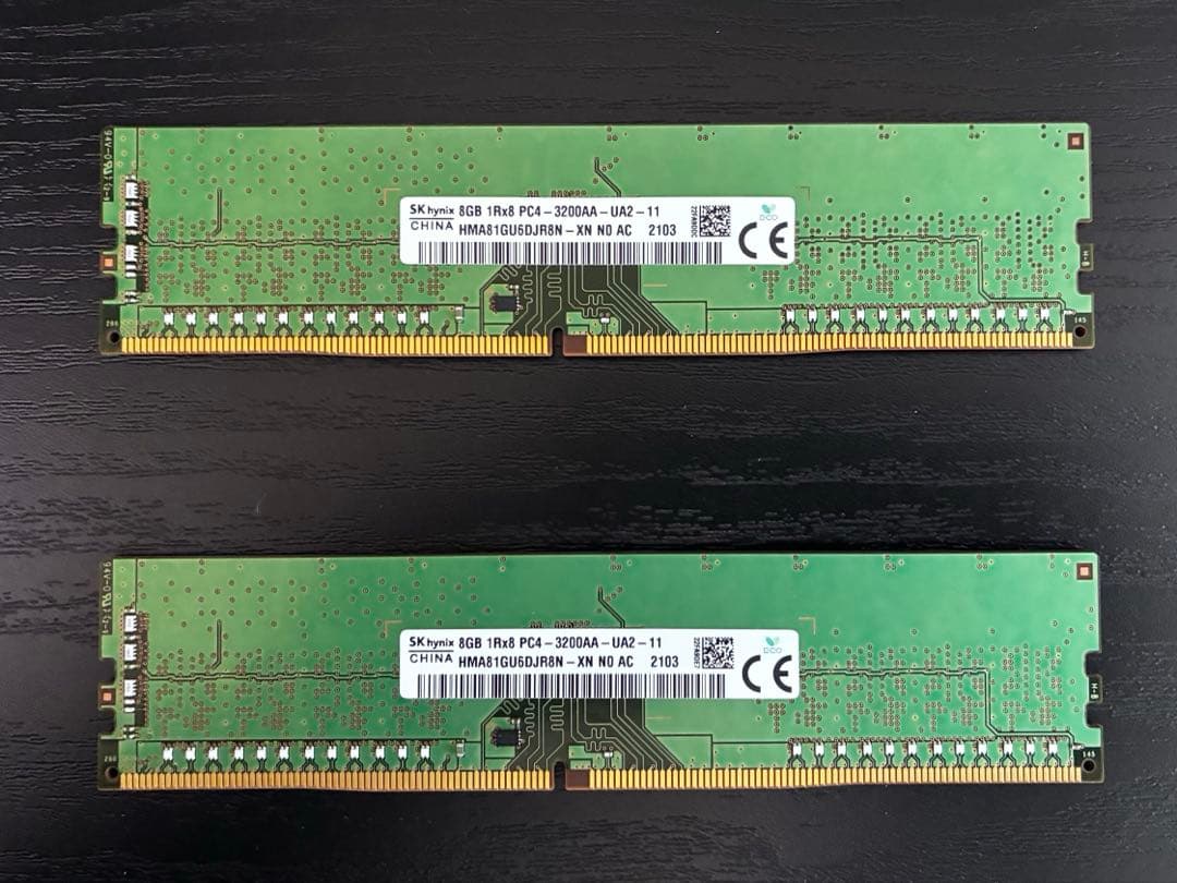 SK Hynix DDR4 3200MHz 16GB (8GBx2枚)