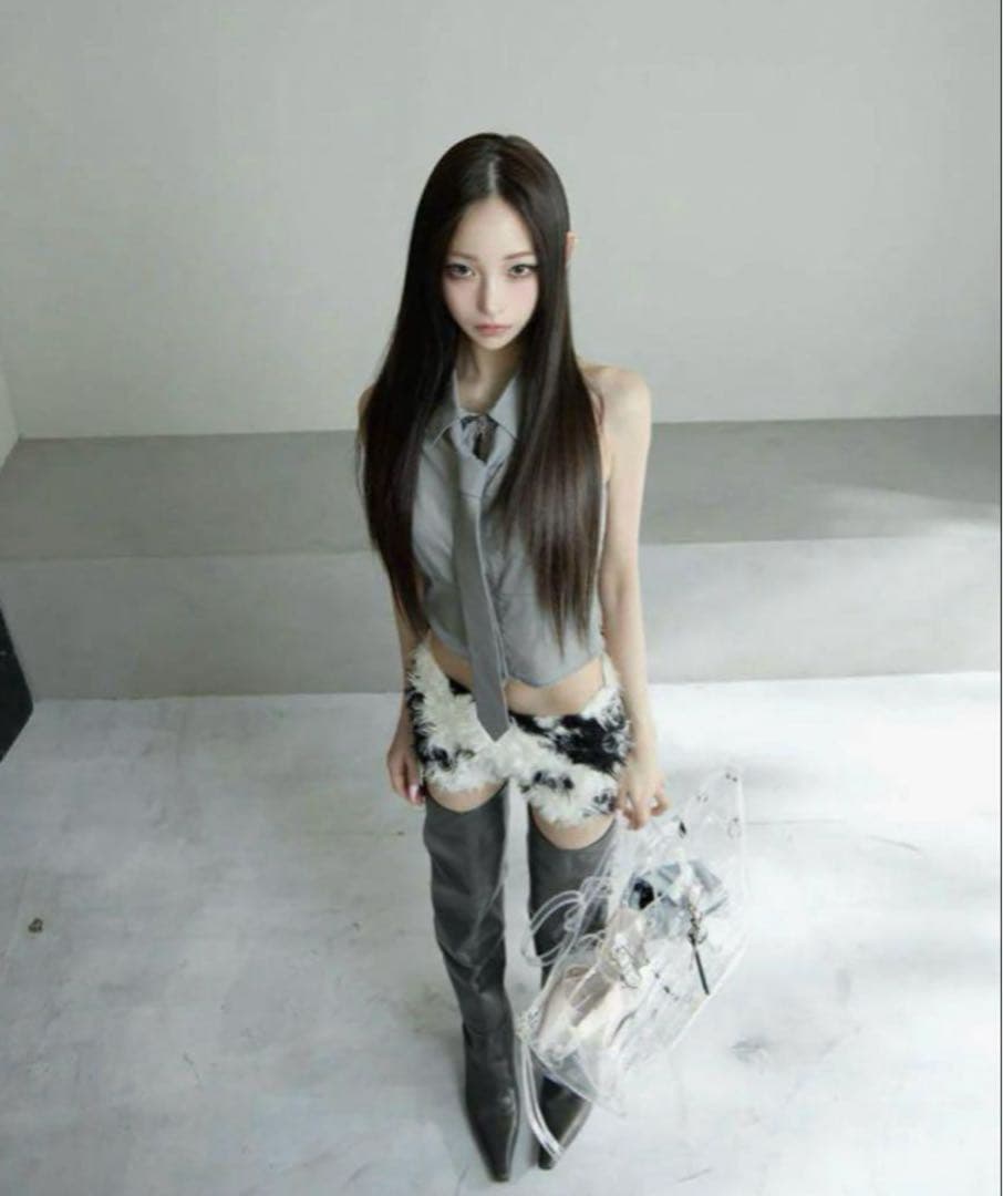 スカート theredthread S ring biker shorts cow