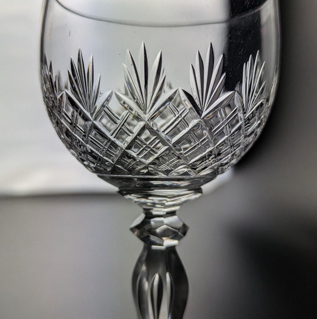 夫婦の語らいに★2個セット★オールド バカラ クリスタルワイングラス フランス