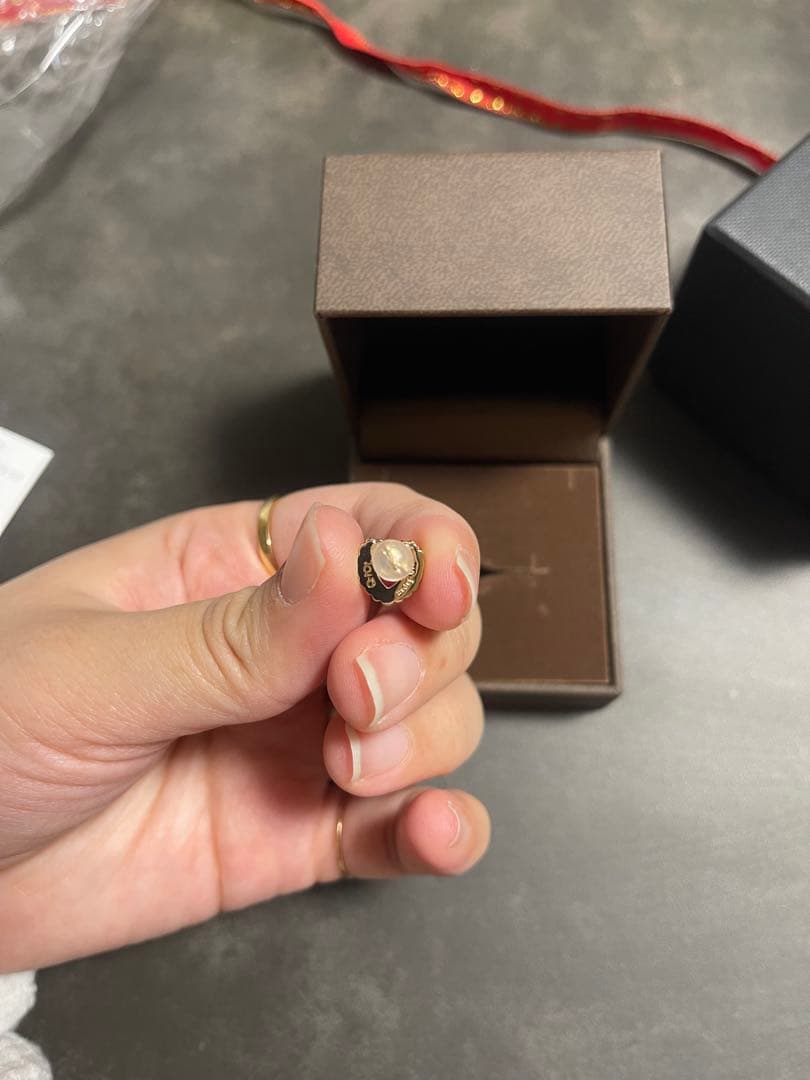 Q-pot キューポット【K10】ジャムトゥモロー ピアス 片耳