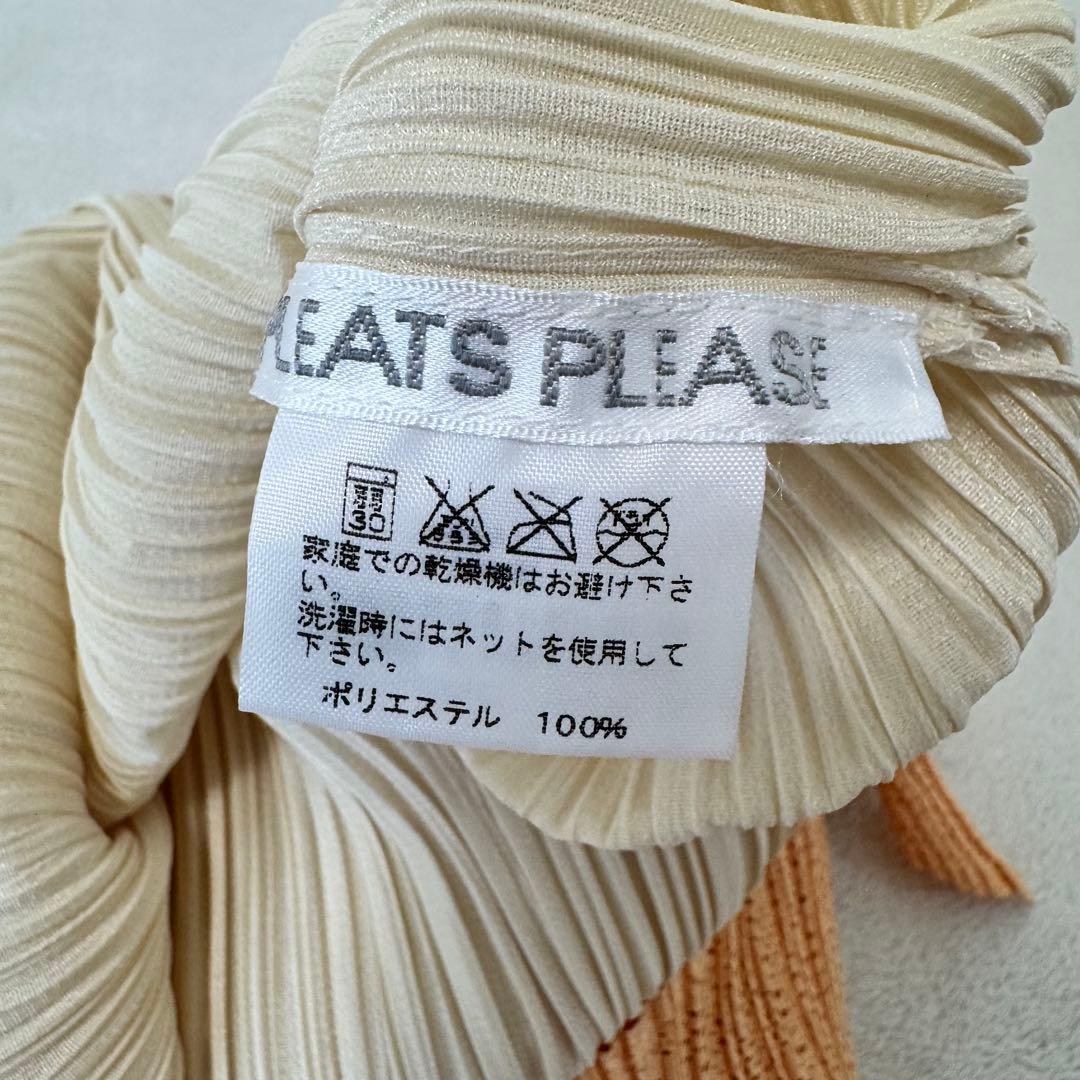 極美品✨PLEATS PLEASE 変形　チュニック　バイカラー　ノースリーブ
