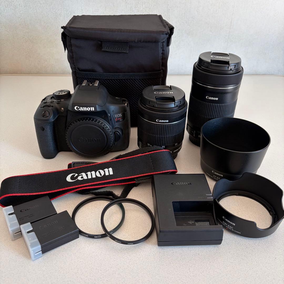 Canon EOS kiss X8i ダブルズームキット