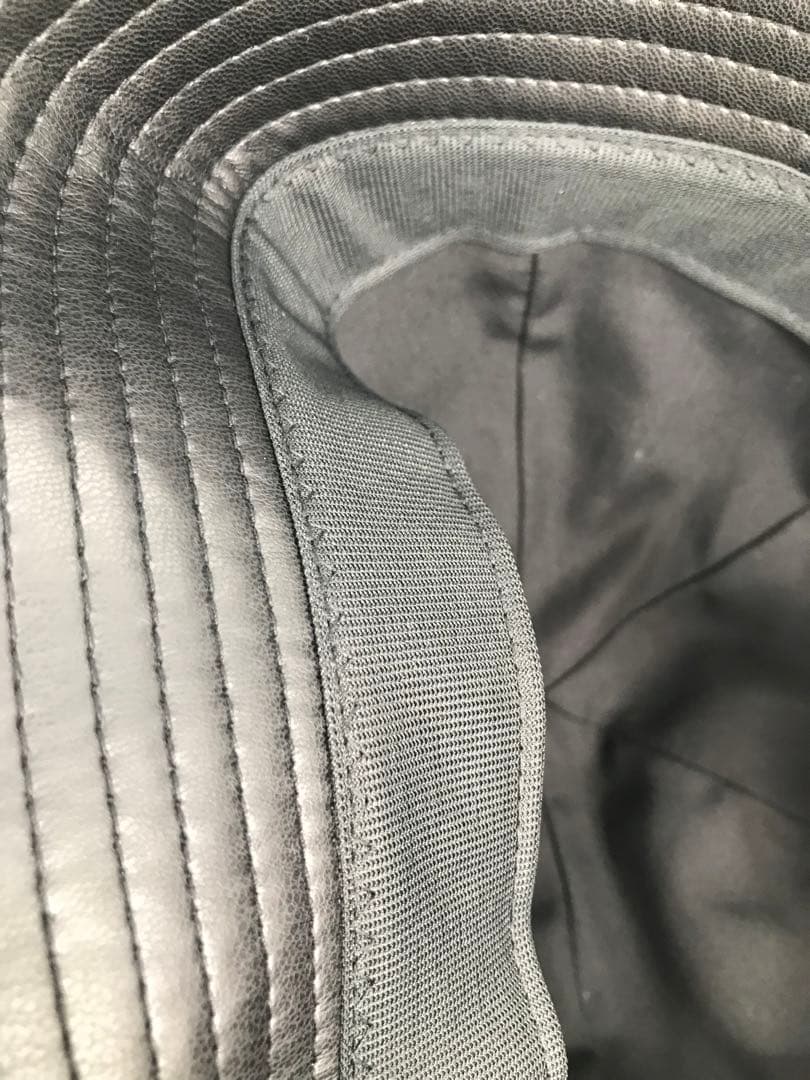 コムデギャルソンオム　バケットハット　フェイクレザー