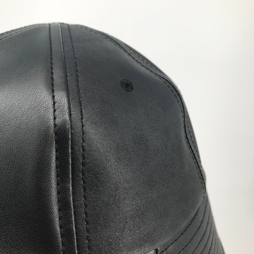 コムデギャルソンオム　バケットハット　フェイクレザー