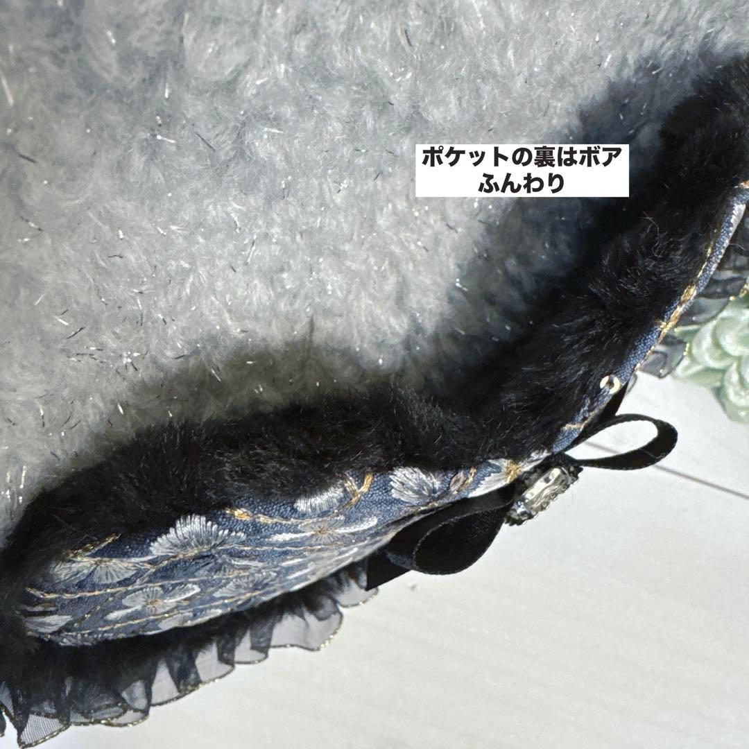 ト*助様 コヤンイサムチョン♡新作インド刺繍×豹柄ルミちゃんの変形ラウンドトート