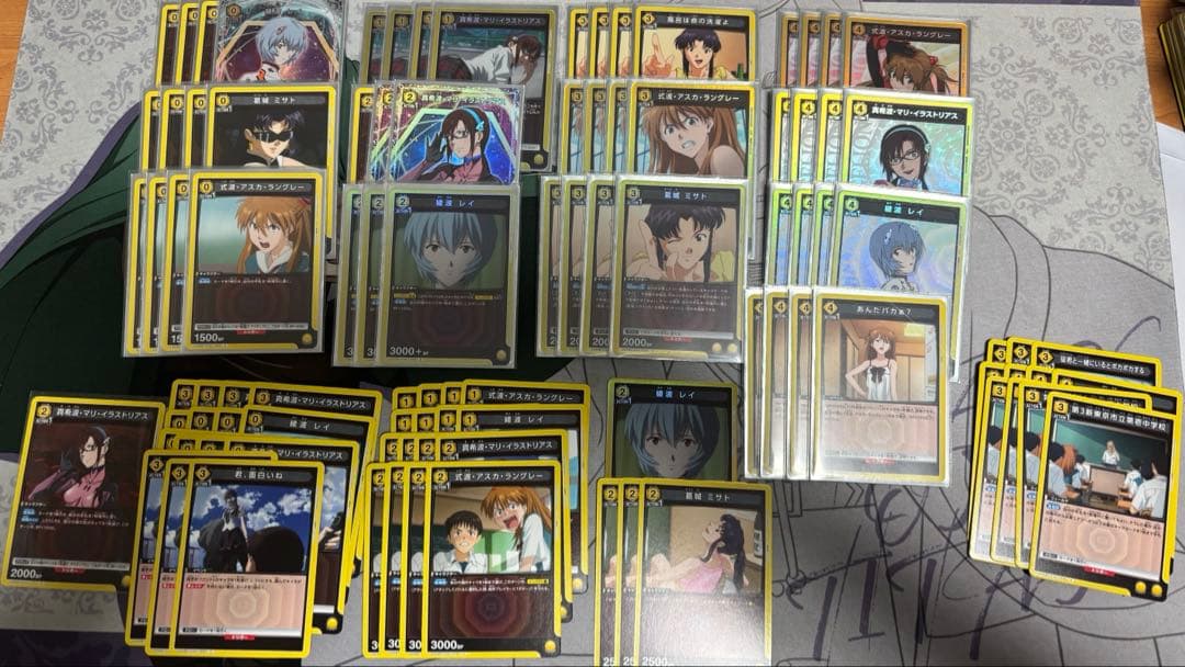 ユニアリ　黄色エヴァンゲリオン　デッキ　デッキパーツ付き