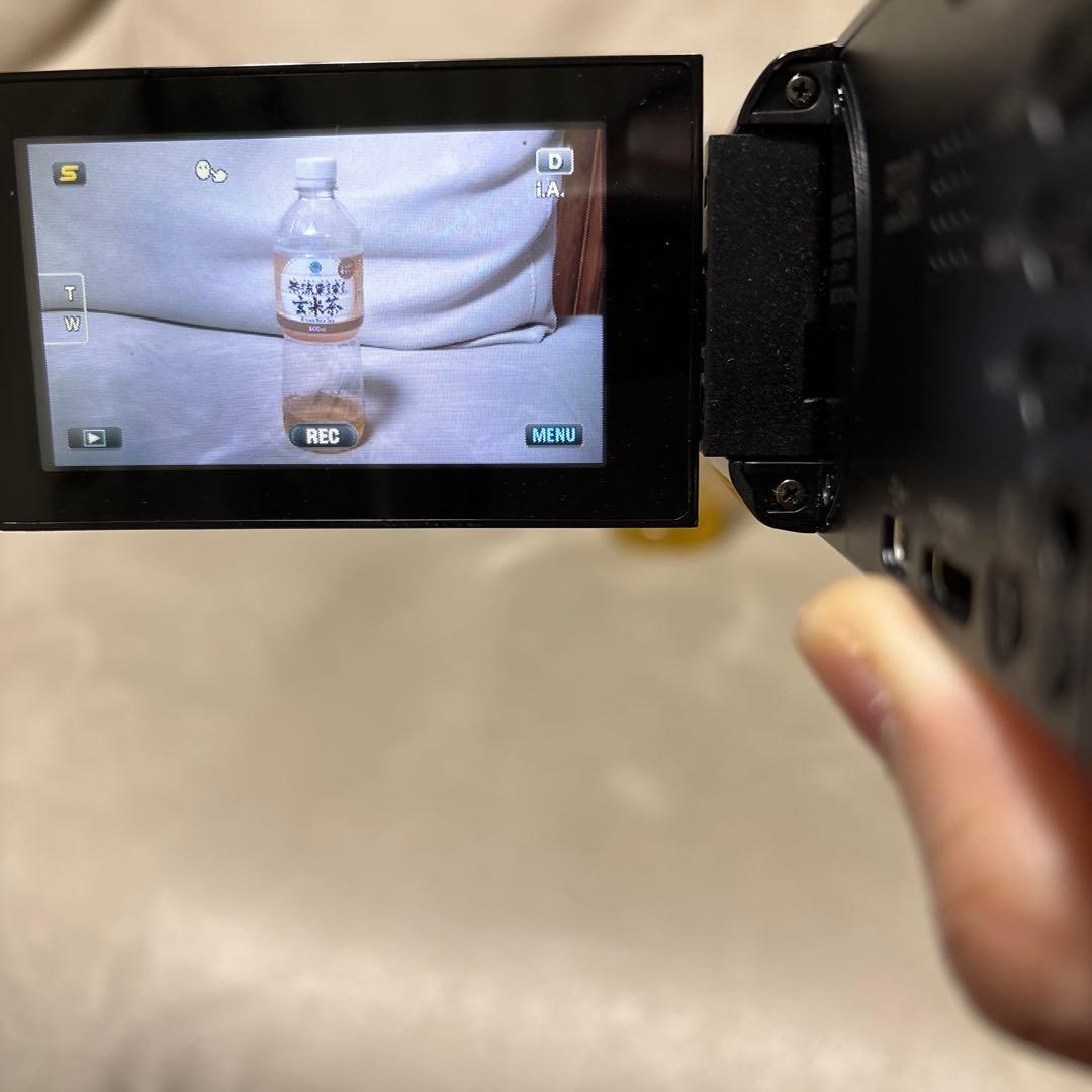 動作確認JVC エブリオ　Everio HD本体 GZ-HM450-B バッテリ