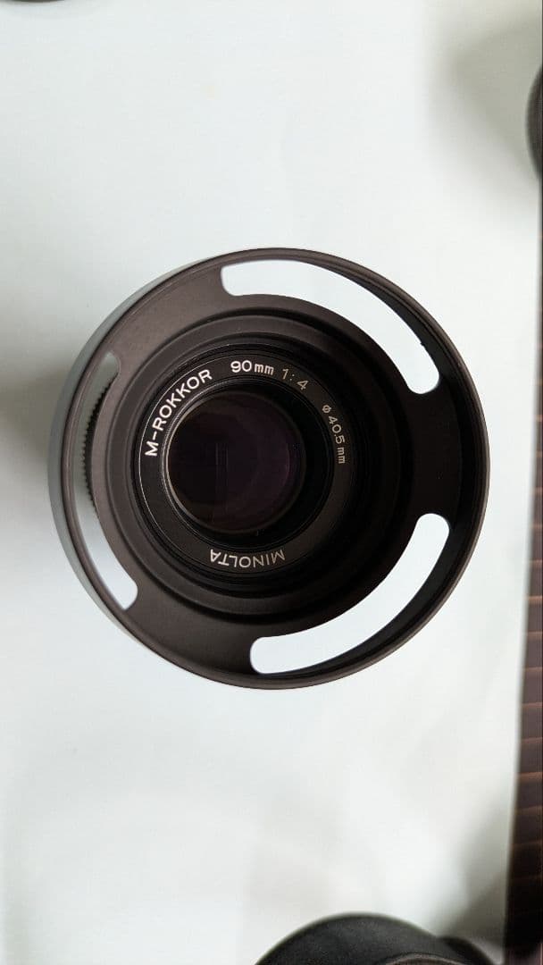 Minolta M-Rokkor 90mm f/1.8 レンズ