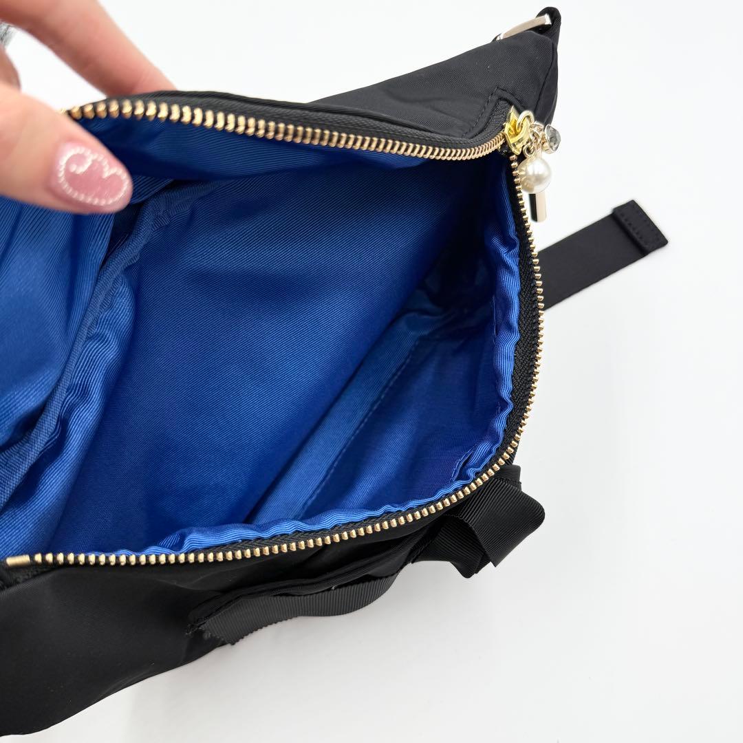 未使用品✨LANVIN ランバンオンブルー ボディバッグ ウエストポーチ リボン
