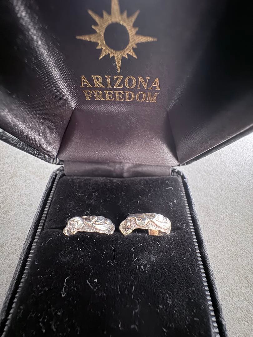 ARIZONA FREEDOM シルバー フープピアス