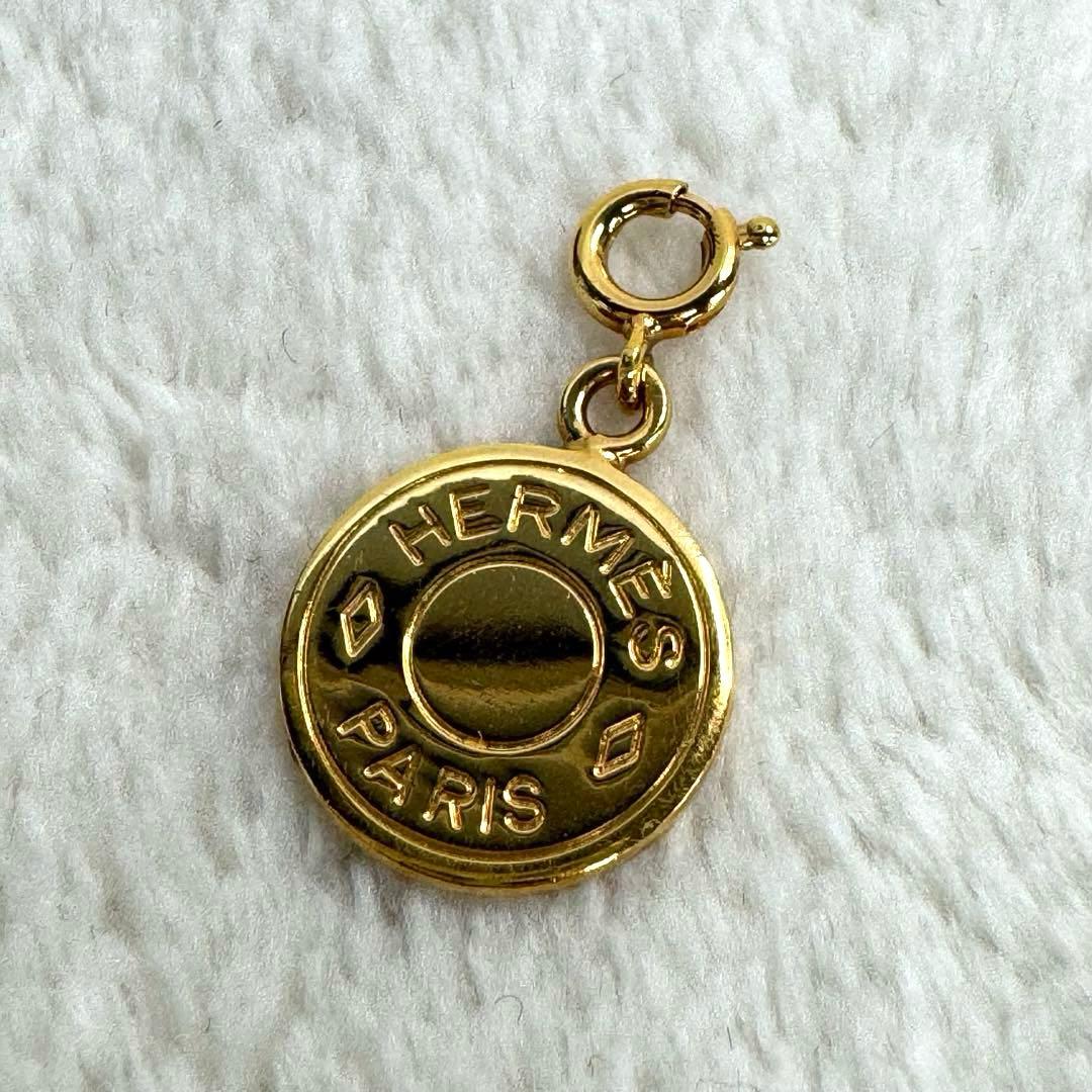 にき　エルメス 両面セリエ ゴールド 型 ペンダントチャーム