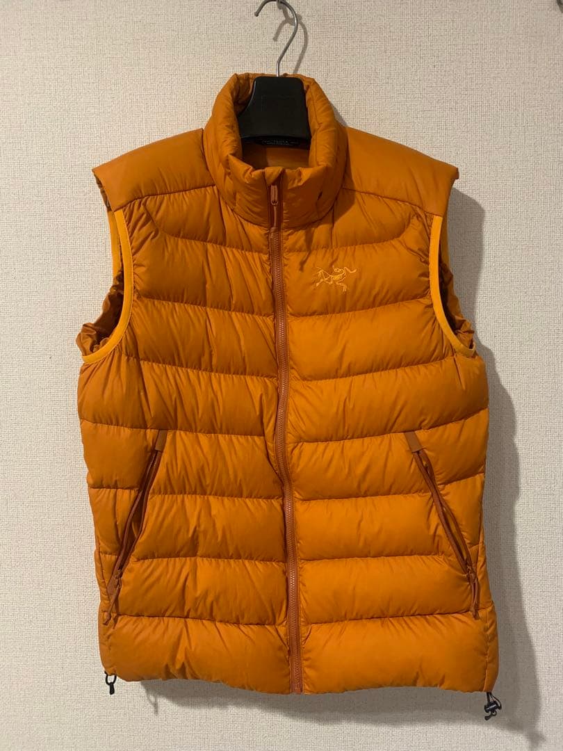 アークテリクス　ダウンベスト　登山　ハイキング