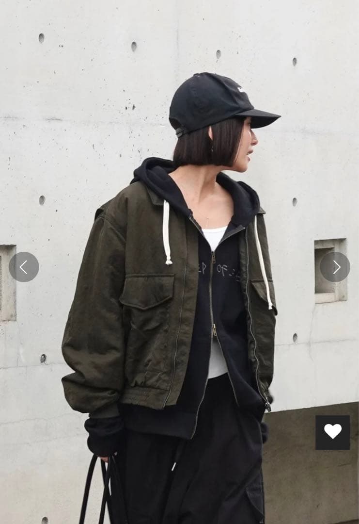 TEEN BOOPフライトブルゾン