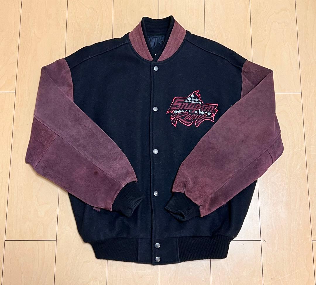 snap-on スタジャン レザースタジャン