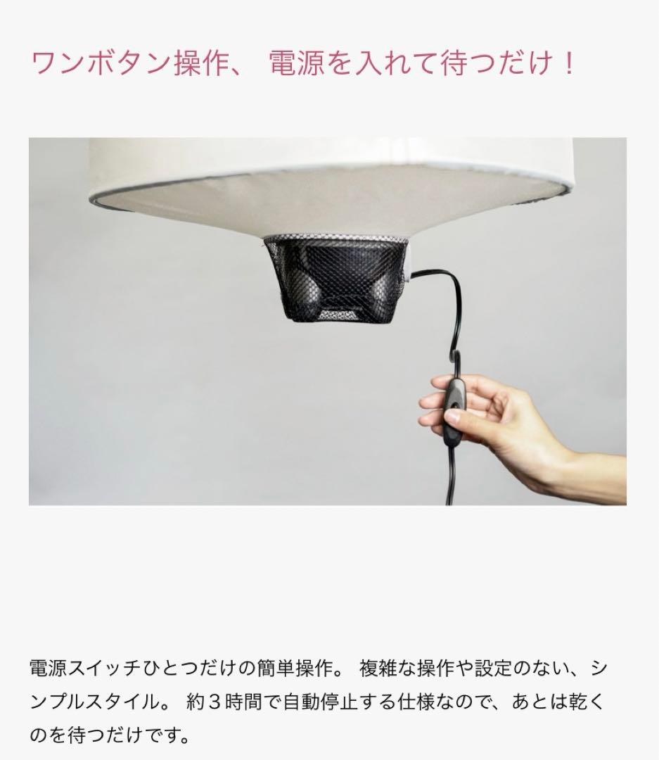 コンパクト衣類乾燥機 SFD-100(BK)2個セット