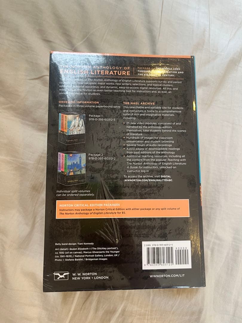 洋書 Norton Anthology of English Literature