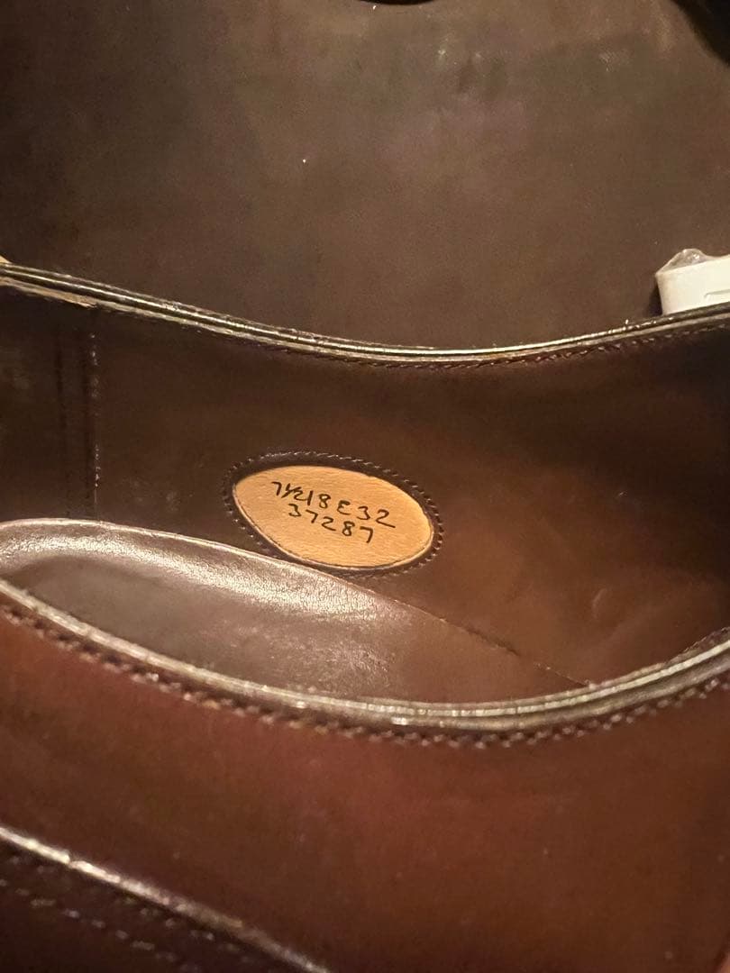 使用数回極美品 #エドワードグリーン #ドーバー #E32 ダークオーク 7.5