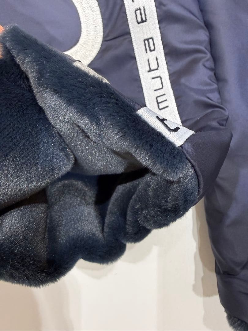 品】ムータマリンゴルフ　レッグウォーマー　ネイビー