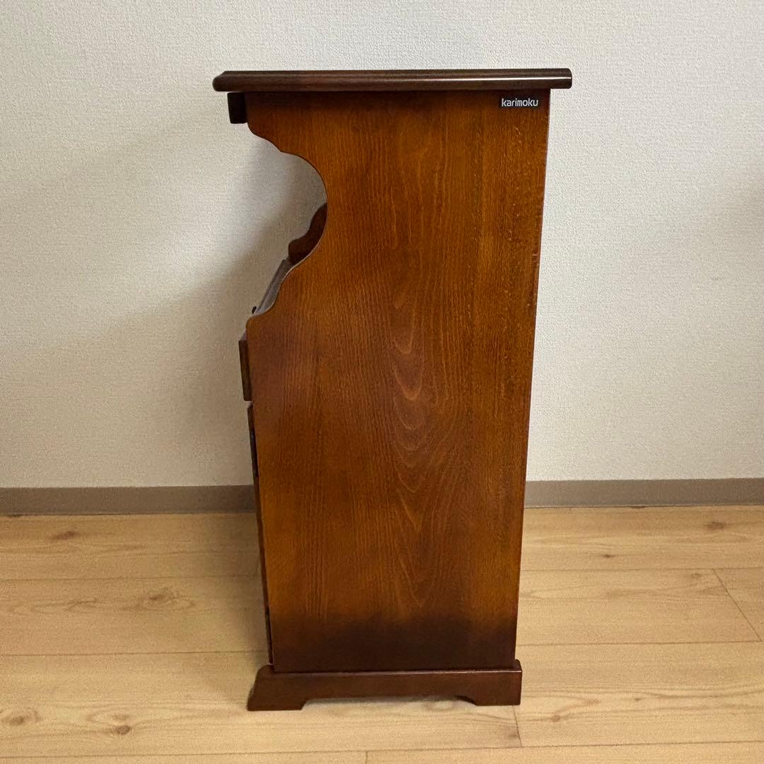 【美品】Karimoku カリモクコロニアル 電話台 サイドキャビネット