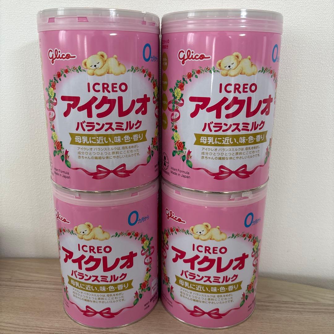 [新品未使用品]アイクレオ 800g バランスミルク 4缶