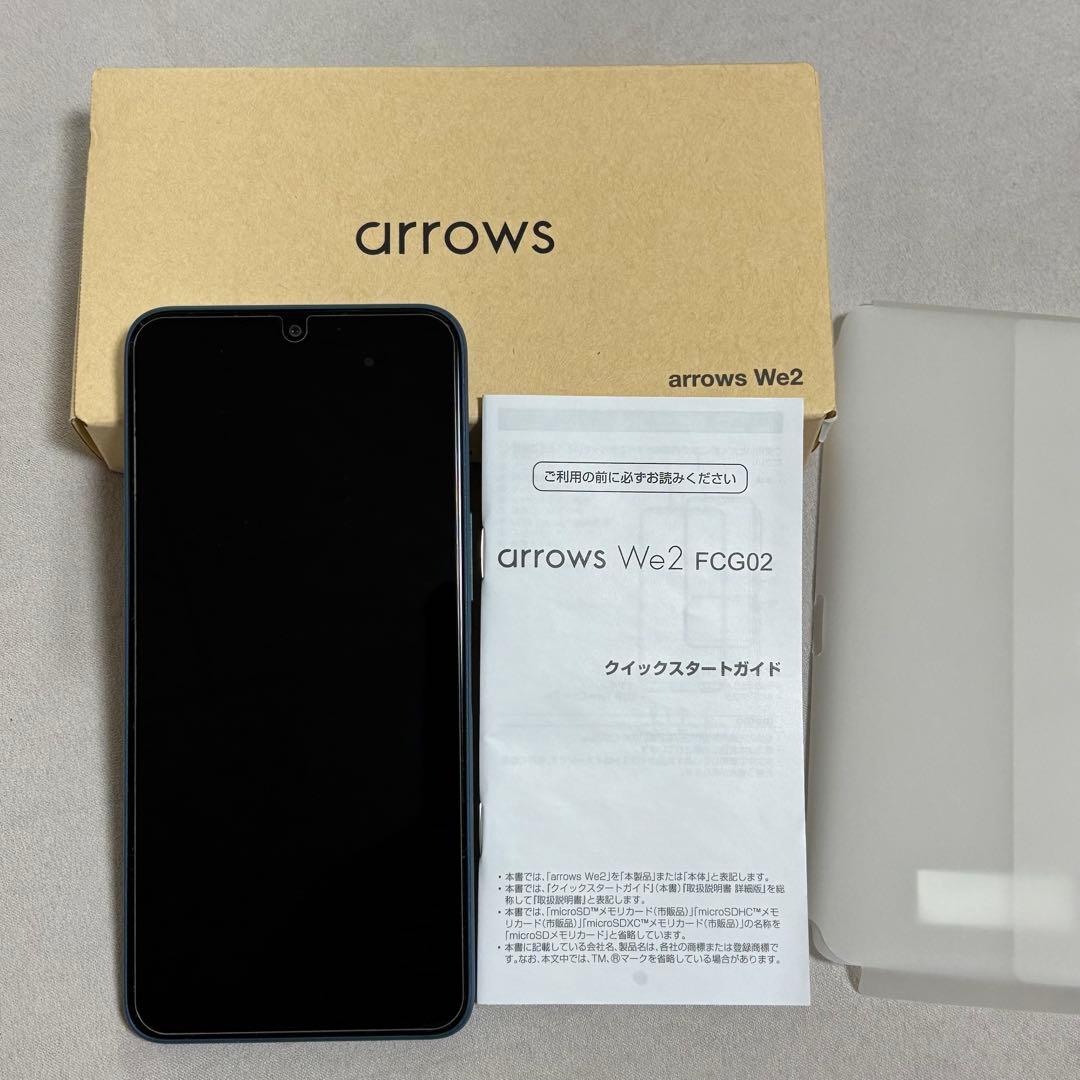 極美品 arrows We2 FCG02 ネイビーグリーン UQ版 判定◯
