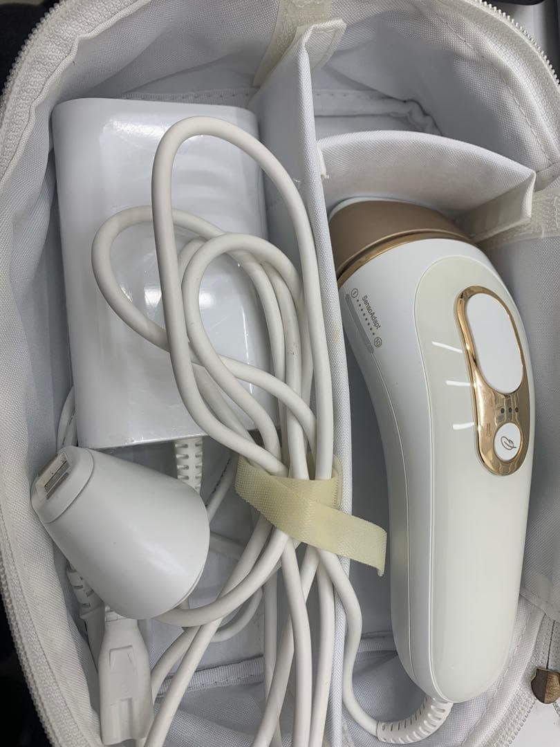 Braun 脱毛器 黄色い光 ケース付き