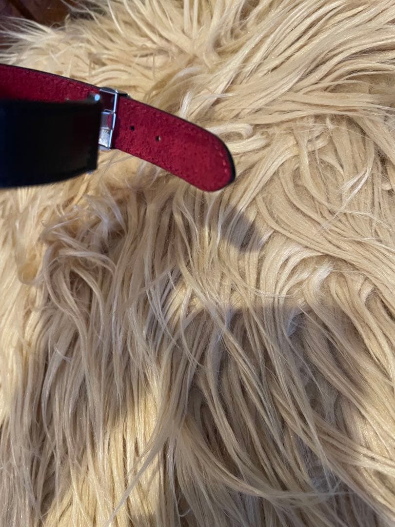 【美品】　ルイヴィトン モノグラム×フラワー　レザーバングル　ブラック