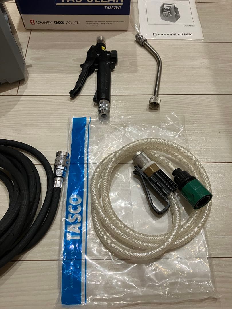 TASCO ポータブルエアコン洗浄機 TA352WL 箱付き　1度のみの使用