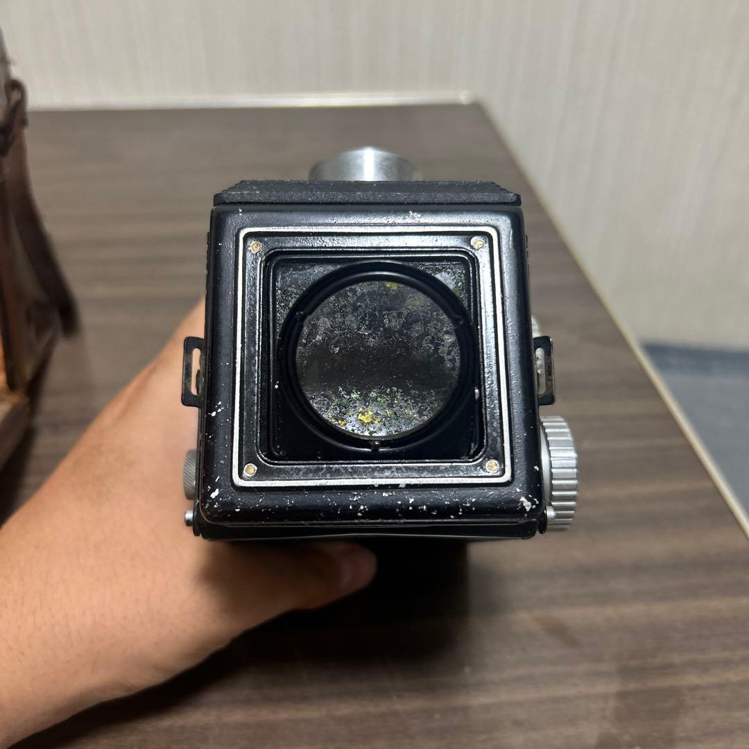 Lustre Flex 二眼レフカメラ レザーケース付き