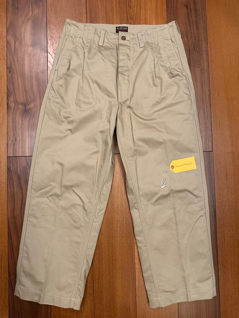 At last&co アットラスト ツータックチノトラウザース