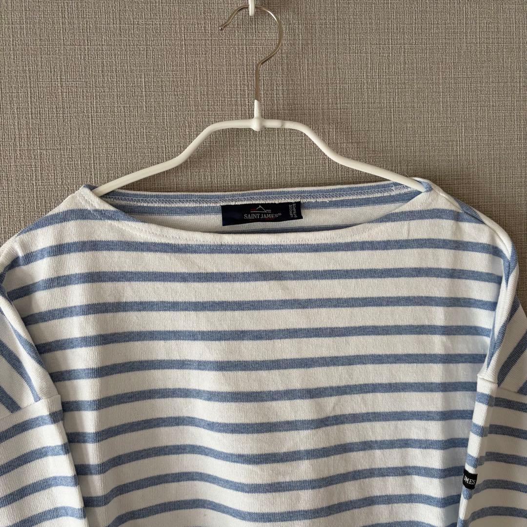 極美品*SAINTJAMES セントジェームス ウェッソン 長袖 匿名配送