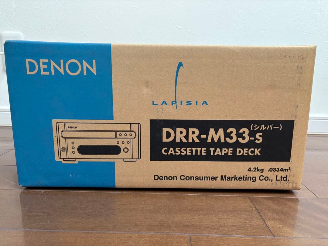 【未開封】DENON DRR-M33-s(シルバー)カセットテープデッキ
