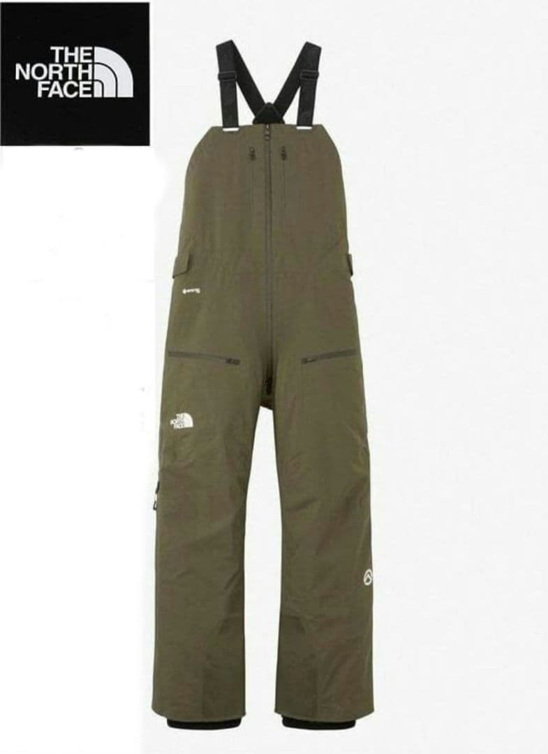 【新品】ノースフェイス ビブ GORE-TEX 　スノーパンツ　Lサイズ