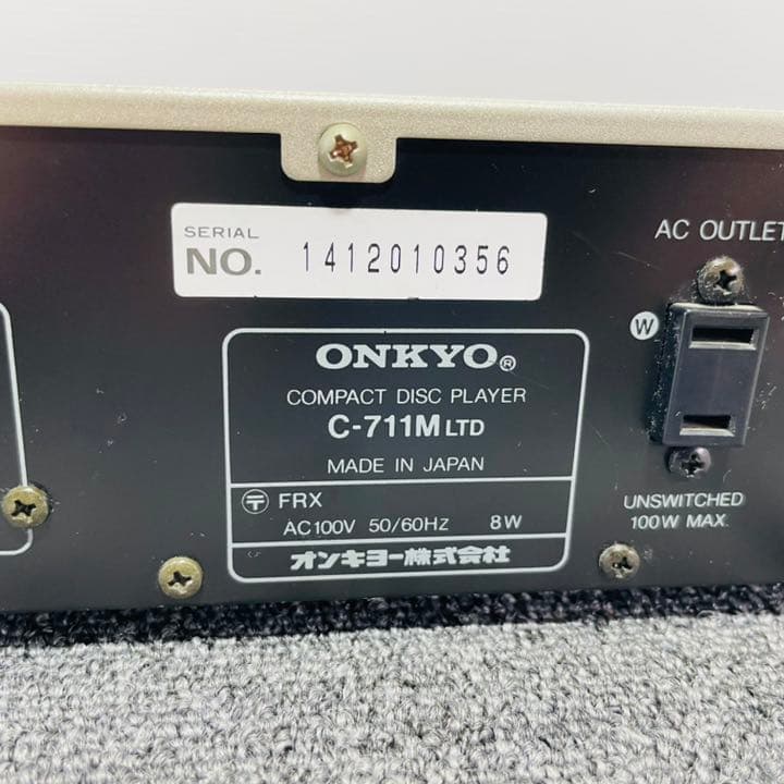 ONKYO CDプレーヤー　C-711M LTD