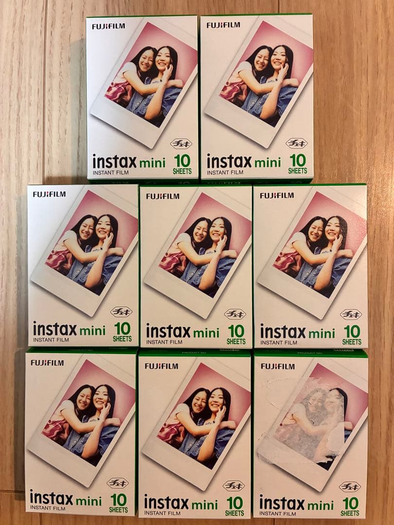 【新品】FUJIFILM instax mini チェキ フィルム 10枚×8箱