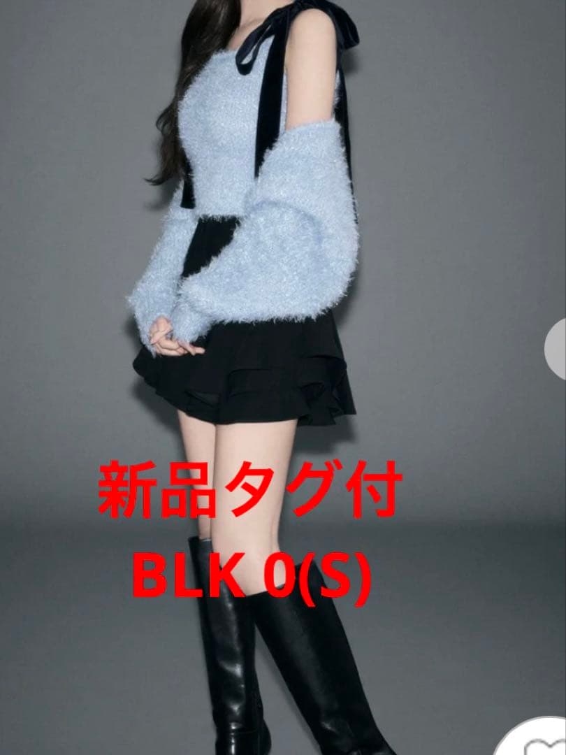 新品タグ付 snidel レイヤードフリルミニスカショーパン【カンヘウォン着用