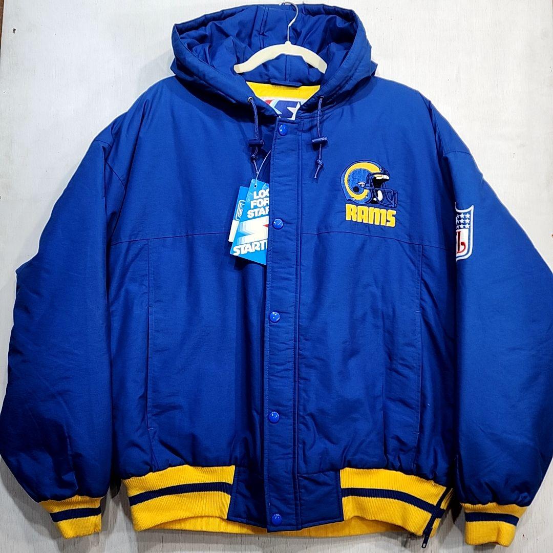 デッドストック 公式 NFL ロサンゼルス ラムズ RAMS 中綿 スタジャン