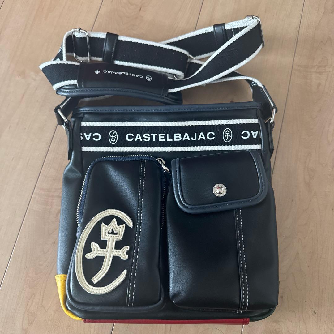 ✨CASTELBAJAC ショルダーバッグ ✨中型 黒赤黄