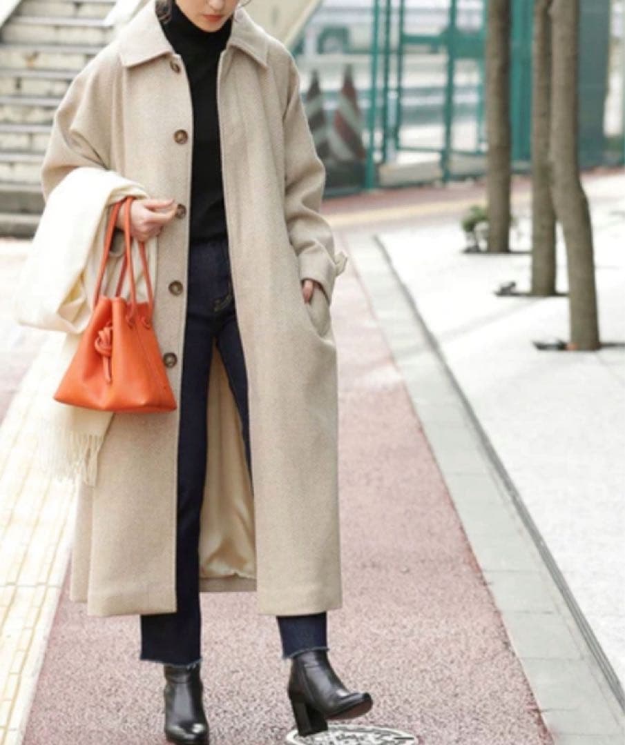 [れい]ADAM ET ROPE / マラリウス ヘリンボーン コート