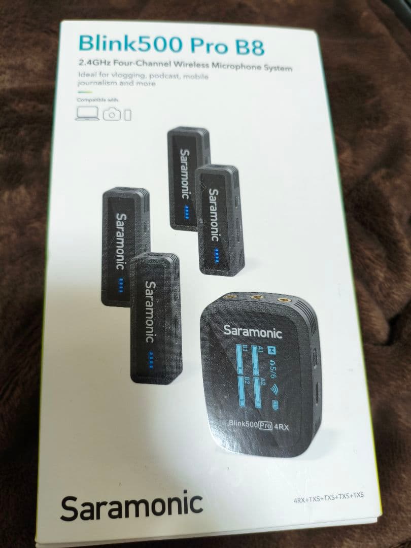 皇*子様 Saramonic 4ch ワイヤレスピンマイク　Blink500 P