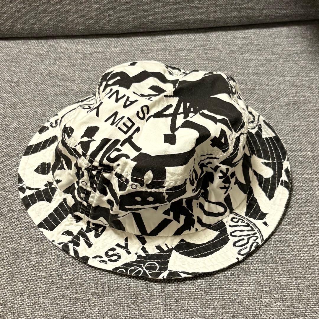 Stussy グラフィックデザイン バケットハット