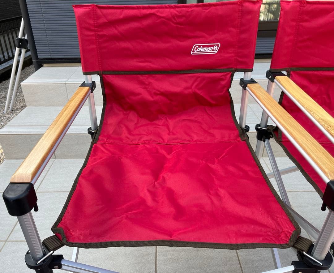 Coleman 2-way captain chair（RED）×2個セット