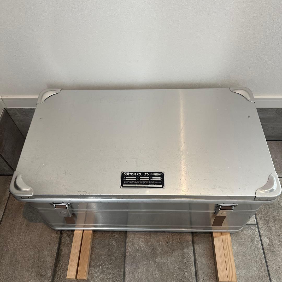 希少　美品　旧型 DULTON ダルトン アルミコンテナ Lサイズ