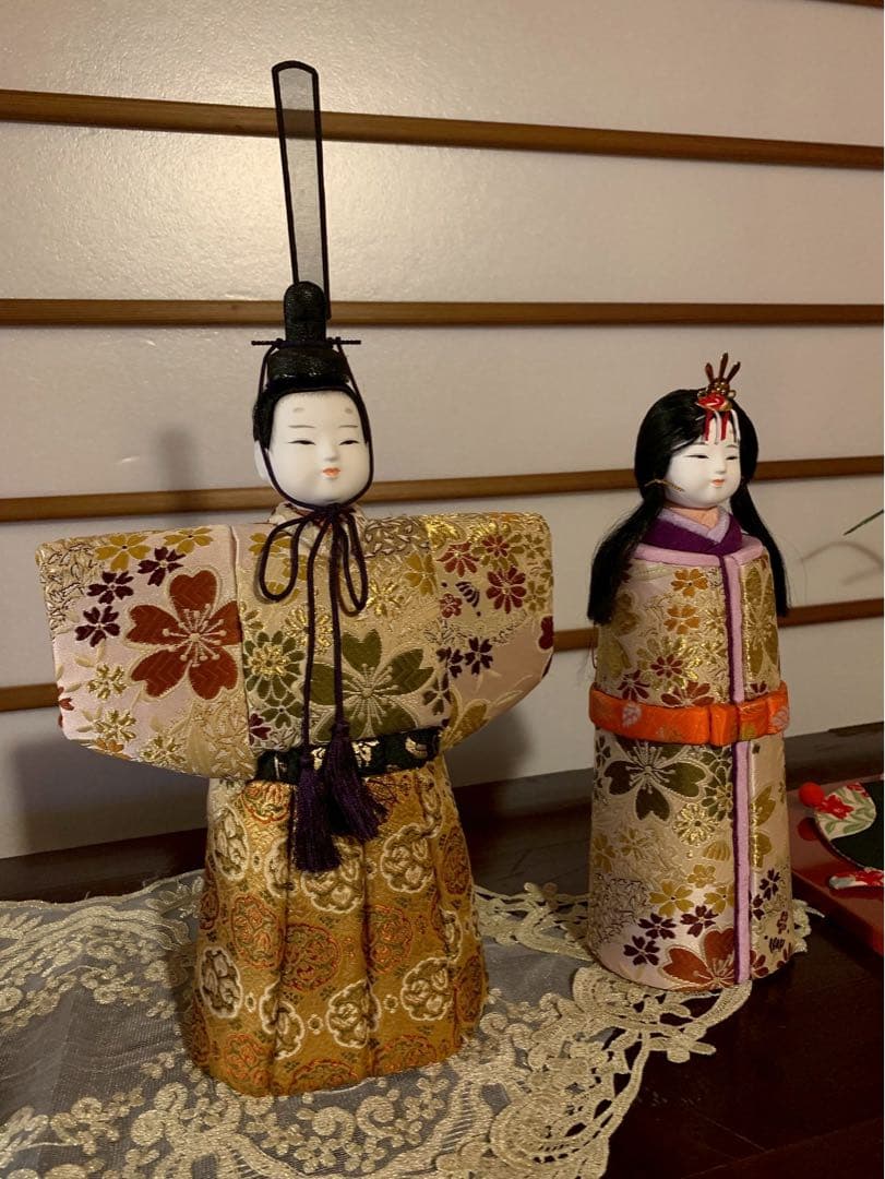 みかんママ•*¨*•.¸雛人形 木目込み雛人形 男雛 女雛 ひな祭り 立雛