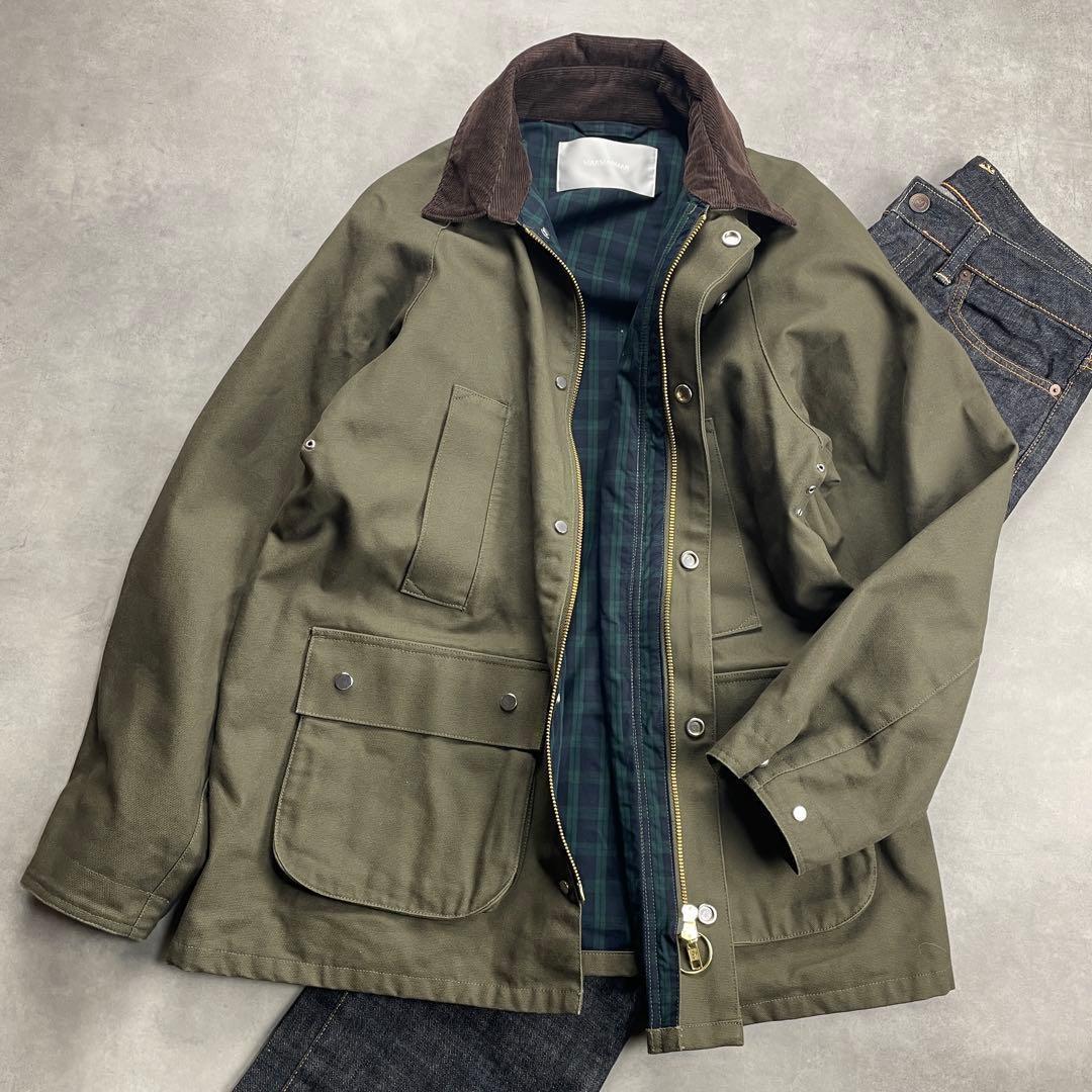 美品　MARMARMAR ハンティングジャケット コットン　キャンバス地