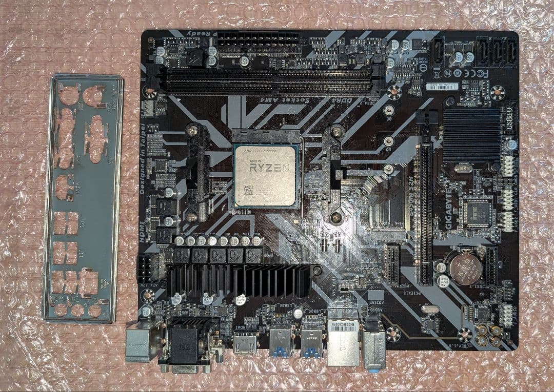 AMD Ryzen 7 2700X／GIGABYTE B450MS2H セット