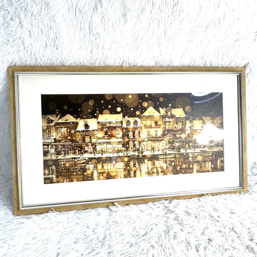 【美品】笹倉鉄平 「サン・ルーに降る雪」 公式 ポスター