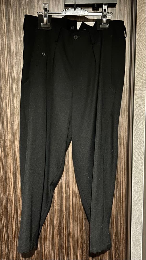 yohji Yamamoto 22aw サスペンダーパンツ オールドギャバジン